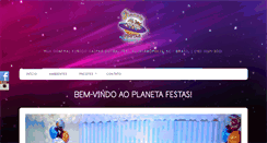 Desktop Screenshot of planetafestas.com.br