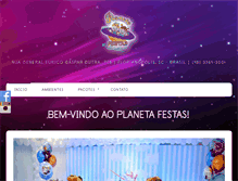 Tablet Screenshot of planetafestas.com.br